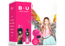 B.U. One Love toaletní voda 50 ml + deodorant sprej 150 ml + čepice, kosmetická sada pro ženy