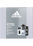 Adidas Dynamic Pulse toaletní voda 50 ml + deodorant sprej 150 ml + sprchový gel 250 ml, dárková sada pro muže