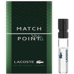 Lacoste Match Point parfémovaná voda pro muže 1,2 ml s rozprašovačem, vialka