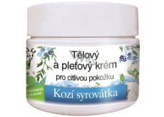 Bione Cosmetics Kozí syrovátka tělový a pleťový krém pro citlivou pokožku 260 ml