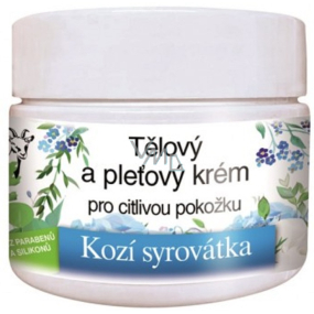 Bione Cosmetics Kozí syrovátka tělový a pleťový krém pro citlivou pokožku 260 ml