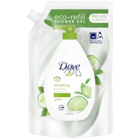 Dove Refreshing Okurka a zelený čaj sprchový gel náhradní náplň 720 ml
