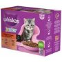 Whiskas Junior klasické pokrmy ve šťávě hovězí, kuře, jehně, drůbeží kapsičky ve šťávě 12 x 85 g