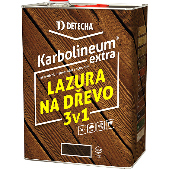 Karbolineum Extra 3v1 lazura na dřevo, bezbarvý, 8 kg