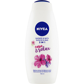 Nivea Care & Relax sprchový gel & pěna do koupele, 750 ml Nivea Care & Relax sprchový gel & pěna do koupele, 750 ml