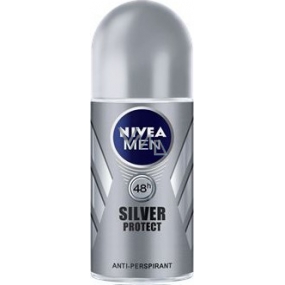 Nivea Men Silver Protect kuličkový antiperspirant deodorant roll-on 50 ml