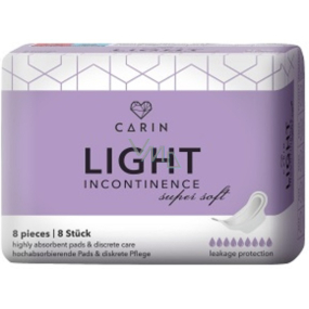 Carine Light Incontinence intimní vložky 8 kusů