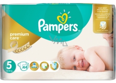 Pampers Premium Care 5 Junior 11-18 kg jednorázové plenky 44 kusů