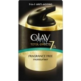 Olay Total Effects Fragrance Free denní hydratační krém bez parfemace 50 ml