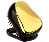 Tangle Teezer Compact Profesionální kompaktní kartáč na vlasy, Gold Fever černo-zlatý