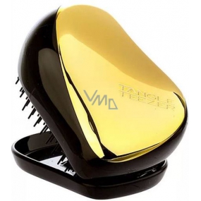 Tangle Teezer Compact Profesionální kompaktní kartáč na vlasy, Gold Fever černo-zlatý