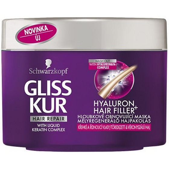 Gliss Kur Hyaluron + Hair Filler regenerační maska na vlasy 200 ml