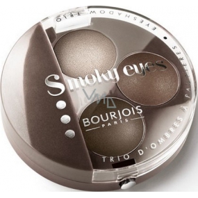 Bourjois Trio Smoky Eyes oční stíny 09 Lady Vert De Gris 4,5 g