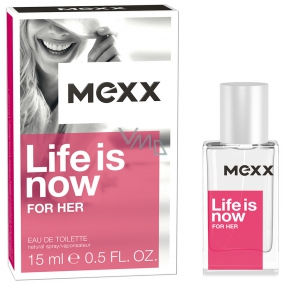 Mexx Life Is Now for Her toaletní voda 15 ml