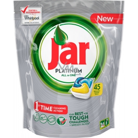 Jar Platinum All in One Lemon Kapsle do myčky nádobí 45 kusů