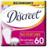 Discreet Normal Economy slipové intimní vložky pro každodenní použití 60 kusů