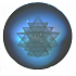 Sri Yantra ve skleněné kouli přináší materiální i spirituální bohatství 6 cm