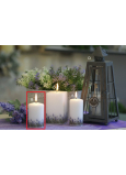 Lima Lavender vonná svíčka bílá válec 60 x 90 mm 1 kus