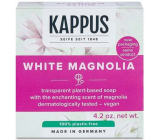 Kappus White Magnolia - Bílá Magnólie luxusní toaletní mýdlo 125 g