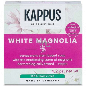 Kappus White Magnolia - Bílá Magnólie luxusní toaletní mýdlo 125 g