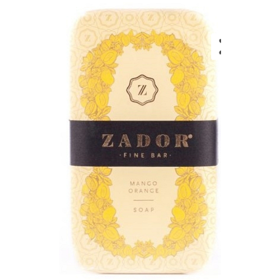 Zador Mango a Pomeranč luxusní ručně balené, třikrát jemně mleté elegantní toaletní mýdlo s vodou z termálního jezera 160 g