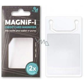 If Magnif-i Credit Card Lupa ve velikosti kreditní karty 2 x zvětšení