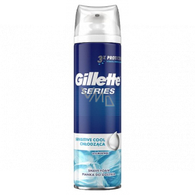 Gillette Series Sensitive Cool pěna na holení pro muže 250 ml