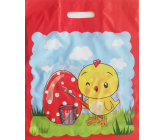 Nekupto Igelitová taška 380 x 450 mm Velikonoční Kuře