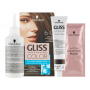 Schwarzkopf Gliss Color barva na vlasy 6-0 Přirozeně světle hnědý 2 x 60 ml