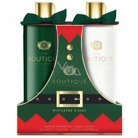 Grace Cole Mistletoe - Jmelí sprchový gel 500 ml + tělové mléko 500 ml, kosmetická sada péče o tělo