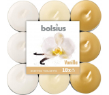 Bolsius Aromatic Vanilla - Vanilka vonné čajové svíčky 18 kusů, doba hoření 4 hodiny