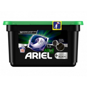 Ariel All in1 Pods Revitablack gelové kapsle pro černé a tmavé prádlo 10 kusů