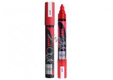 Uni Mitsubishi Chalk Marker křídový popisovač červený 1,8-2,5 mm, PWE-5M