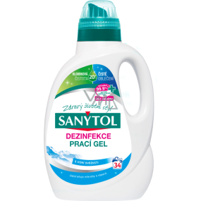 Sanytol Dezinfekce s vůní svěžesti univerzální gel na praní 34 dávek 1,7 l