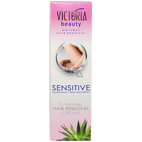 Victoria Beauty Sensitive 3-minutový depilační krém s Aloe Vera 100 ml