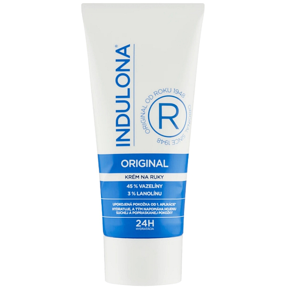 Indulona Original 24 hod Hydratace krém na ruce s lanolínem a vazelínou 30 ml