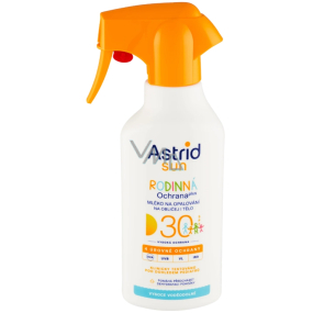 Astrid Sun OF30 mléko na opalování rodinné s pumpičkou 270 ml