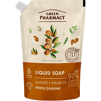 Green Pharmacy Mandle a Arganový olej tekuté mýdlo náhradní náplň 460 ml