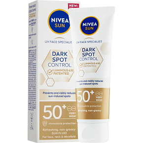 Nivea Sun OF 50+ Luminous630 pleťový krém na opalování, 40 ml Nivea Sun OF 50+ Luminous630 pleťový krém na opalování, 40 ml