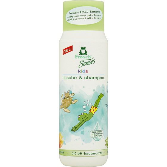 Frosch Eko Senses Kids dětský sprchový gel & šampon, 300 ml