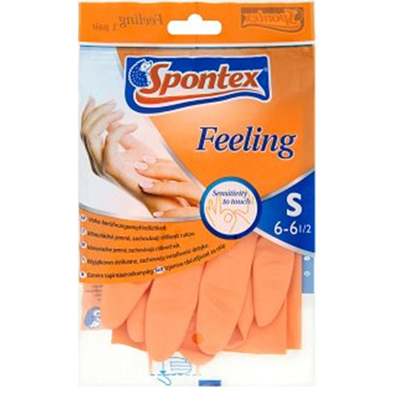 Spontex Feeling Rukavice gumové velikost S