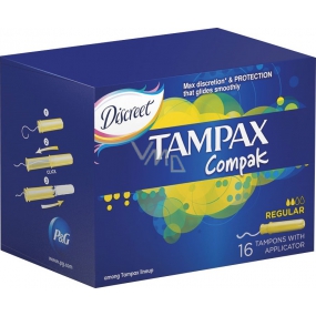 Tampax Compak Regular dámské tampony s aplikátorem 16 kusů