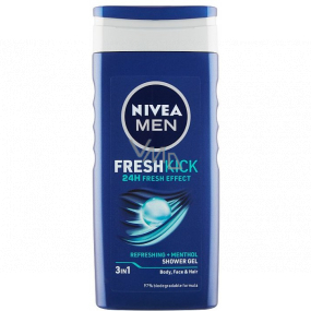 Nivea Men Fresh Kick 3v1 sprchový gel 250 ml