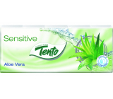 Tento Soft Aloe Vera hygienické kapesníky z čisté celulózy 3 vrstvé 10 kusů