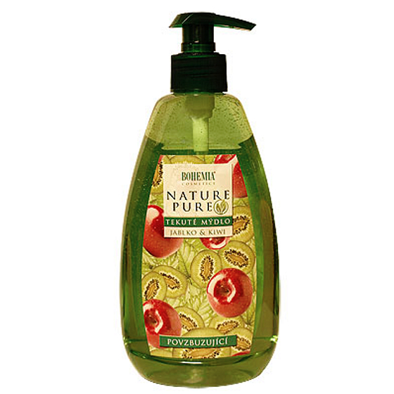 Bohemia Gifts Jablko a Kiwi zklidňující tekuté mýdlo 500 ml