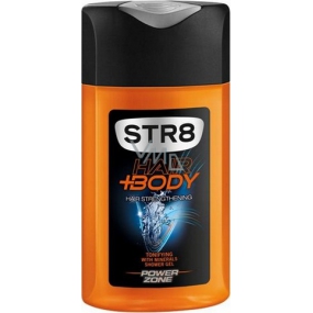 Str8 Power Zone sprchový gel na tělo a vlasy pro muže 250 ml