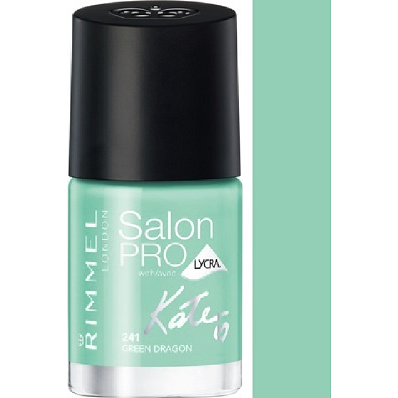 Rimmel London Salon Pro Lycra lak na nehty 241 Green Dragon 12 ml