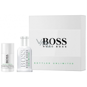 Hugo Boss Bottled Unlimited toaletní voda pro muže 100 ml + deodorant stick 75 ml, dárková sada