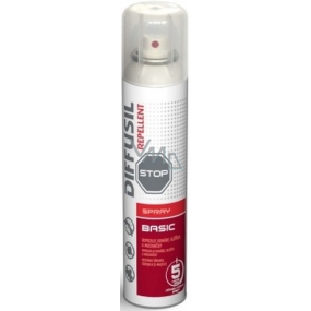Diffusil Repellent Basic repelent na odpuzování komárů, klíšťat a muchniček sprej 150 ml