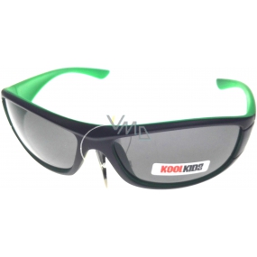 Dudes & Dudettes Sluneční brýle pro děti černo-zelené JK4400